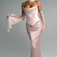 Bernadette Maxi Skirt - Soft Peach