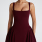 Betty Midi Dress - Cherry Lacquer
