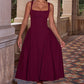 Betty Midi Dress - Cherry Lacquer