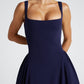 Betty Midi Dress - Navy