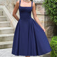 Betty Midi Dress - Navy