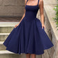 Betty Midi Dress - Navy