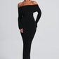 Beverley Knit Maxi Dress - Black