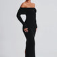 Beverley Knit Maxi Dress - Black
