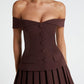 Blakely Top - Plum Brown