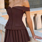 Blakely Top - Plum Brown