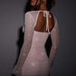 Brea Mini Dress - Baby Pink Sparkle