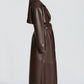 Bridget Trench Coat - Plum Brown