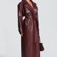 Bridget Trench Coat - Plum