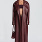 Bridget Trench Coat - Plum