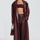 Bridget Trench Coat - Plum