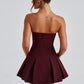 Bryony Mini Dress - Cherry Lacquer