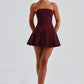 Bryony Mini Dress - Cherry Lacquer