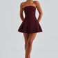 Bryony Mini Dress - Cherry Lacquer