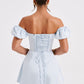 Caitlyn Mini Dress - Blue