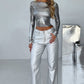 Cassidy Pant - Silver