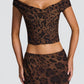 Chrysoula Top - Leopard Print