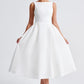 Clarabella Midi Dress - Ivory