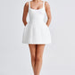 Claretta Mini Dress  Ivory