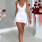 Clarise Mini Dress - Ivory