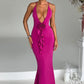 Constantina Maxi Dress - Hot Pink