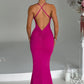 Constantina Maxi Dress - Hot Pink