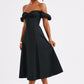 Courtney Midi Dress - Black