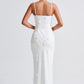 Dalary Maxi Dress - Ivory Lined