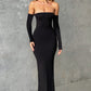 Daphne Maxi Dress - Jet Black