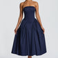 Darla Midi Dress - Navy