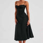 Deanna Midi Dress - Black