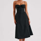 Deanna Midi Dress - Black