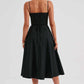 Deanna Midi Dress - Black