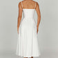 Deanna Midi Dress - Ivory