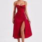 Deanna Midi Dress - Red