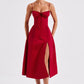 Deanna Midi Dress - Red