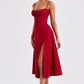 Deanna Midi Dress - Red