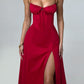 Deanna Midi Dress - Red