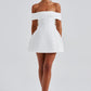 Delta Mini Dress - Ivory