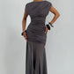 Demelza Maxi Dress - Charcoal
