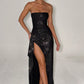 Dhalia Maxi Dress - Black Sparkle
