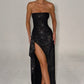 Dhalia Maxi Dress - Black Sparkle