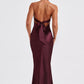 Dimitra Maxi Dress - Burgundy