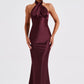 Dimitra Maxi Dress - Burgundy