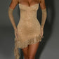 Dixie Mini Dress - Gold Sparkle