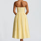 Edith Midi Dress - Lemon