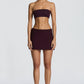 Edna Mini Skirt - Plum