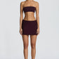Edna Mini Skirt - Plum