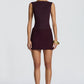 Edna Mini Skirt - Plum