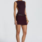 Edna Mini Skirt - Plum